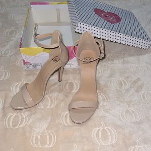 Nude Leather Heels